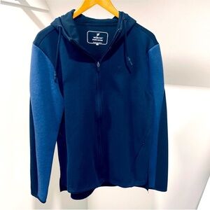 Navy Men’s Zip-Up Hoodie Sweatshirt EUC